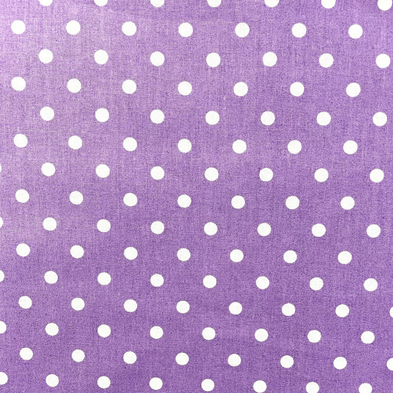 Cotton Fabric - Blueberry Dots