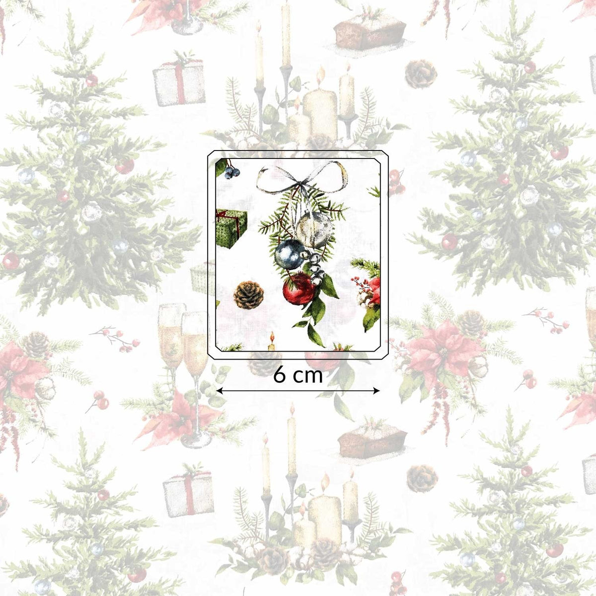 Cotton Fabric - Christmas Eve