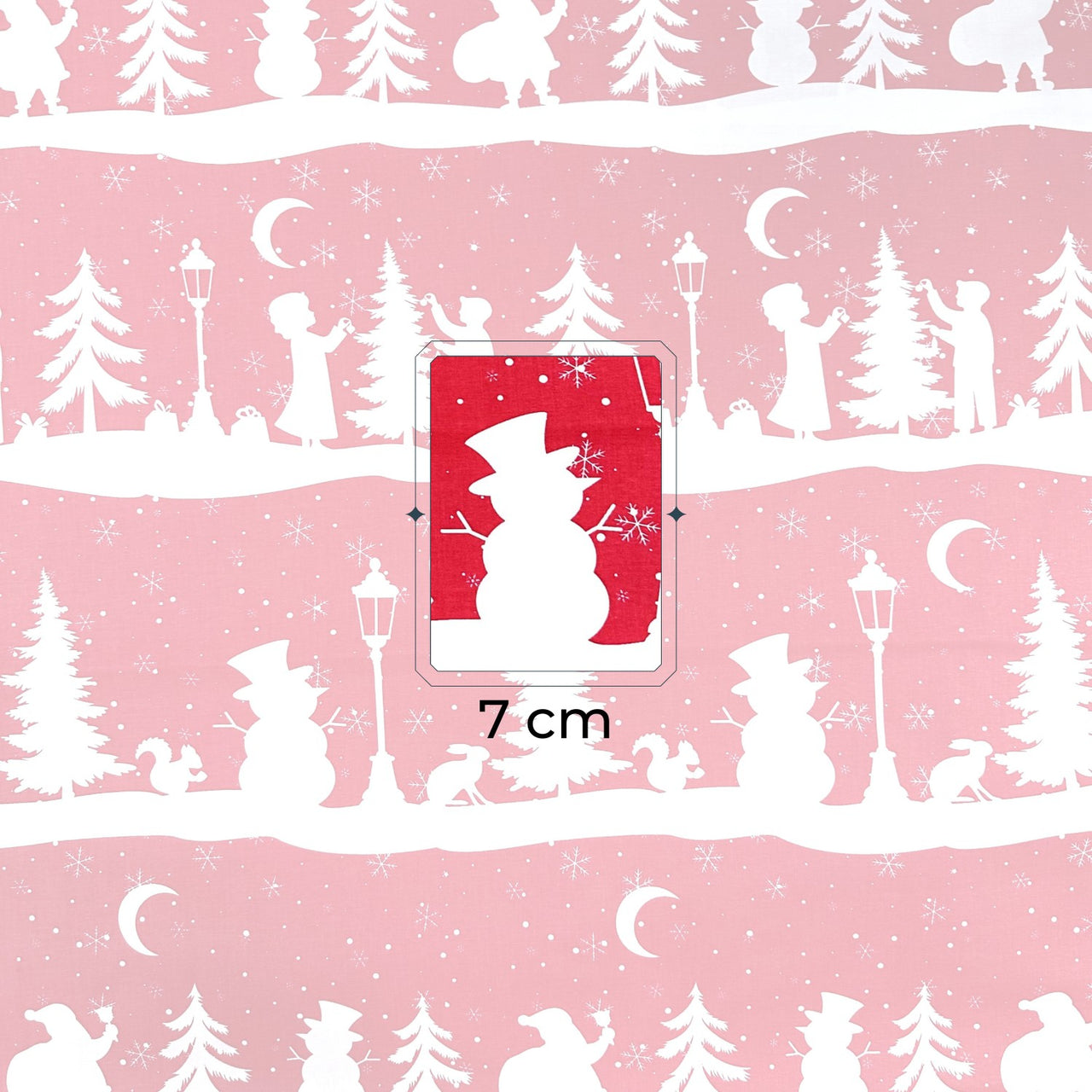 Cotton Fabric - Christmas forest