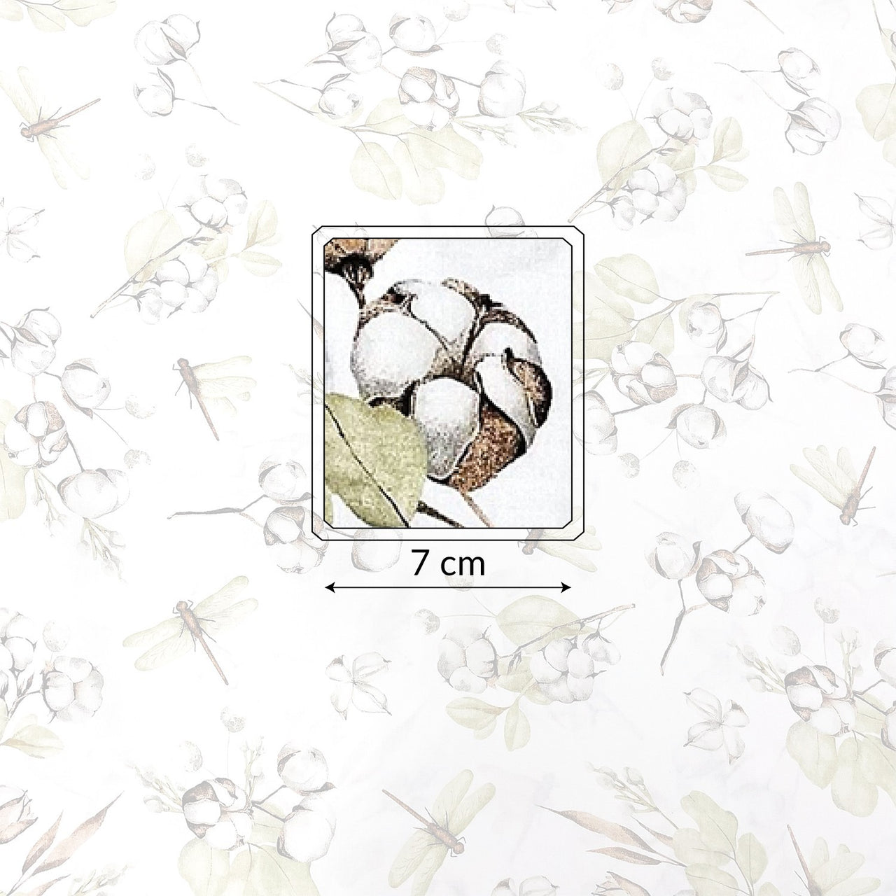 Cotton Fabric - Cotton Flower