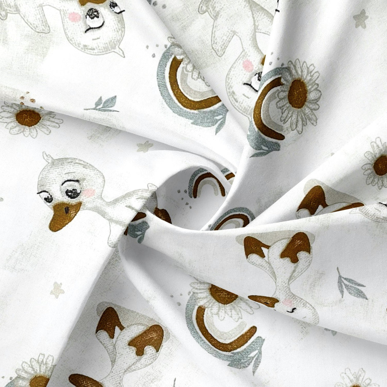 Cotton Fabric - Duckling