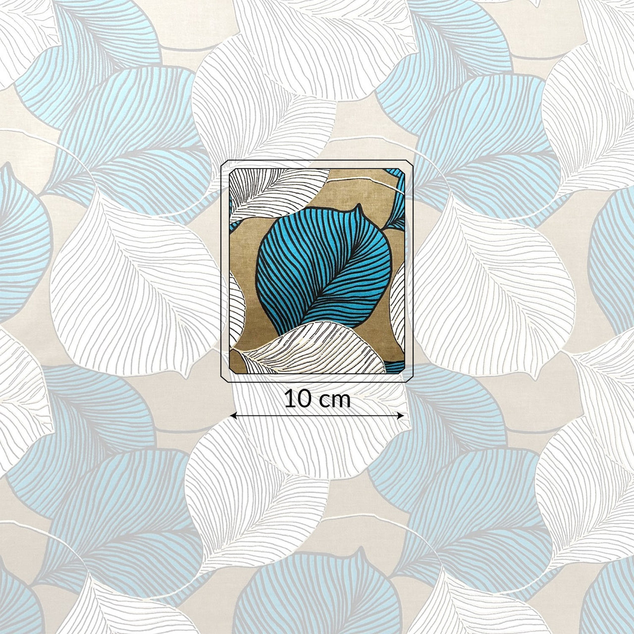 Cotton Fabric - Fan Leaf