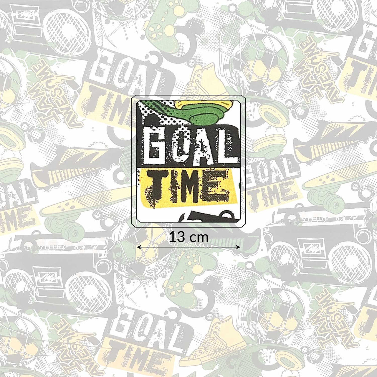 Cotton Fabric - Goal !