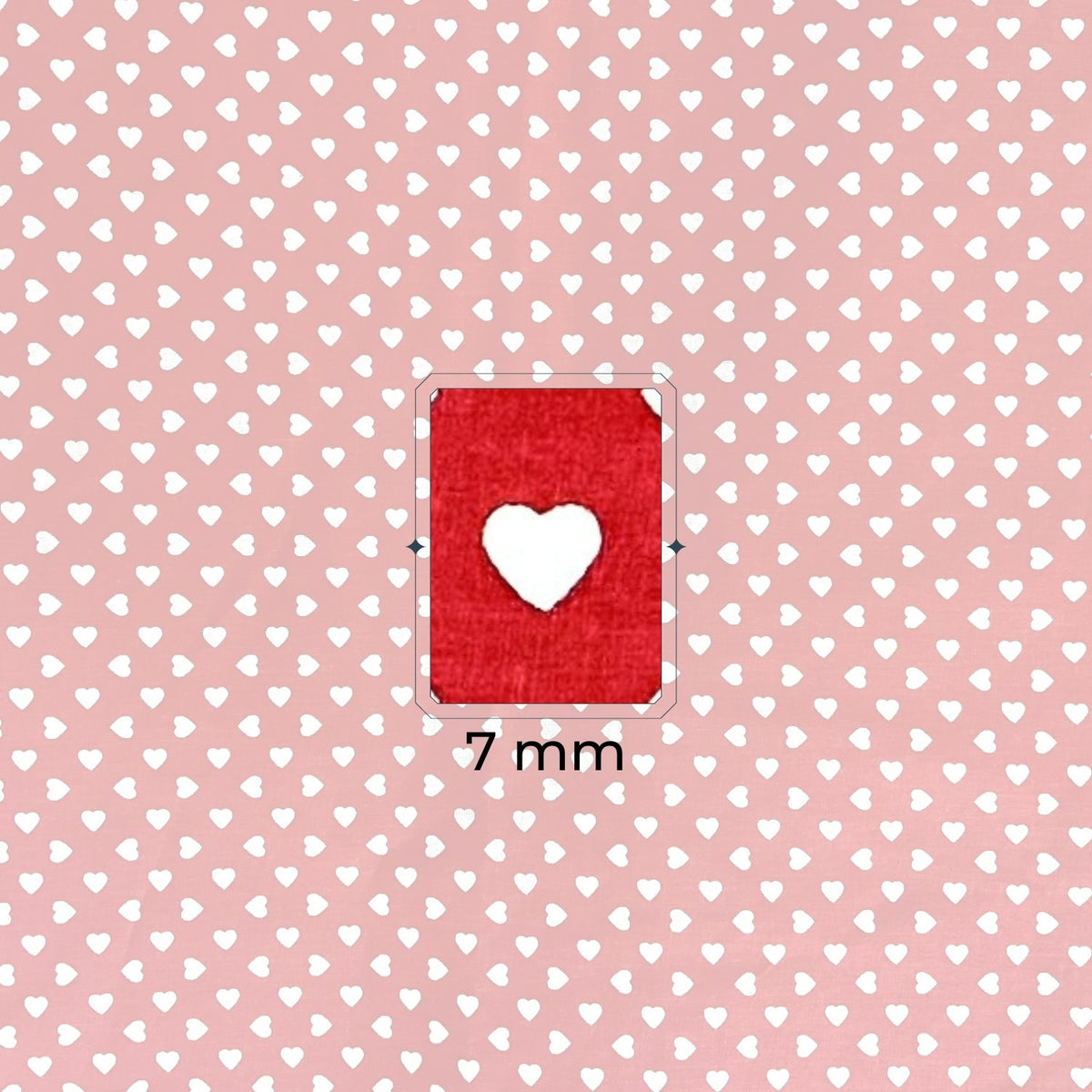 Cotton Fabric - Hearts