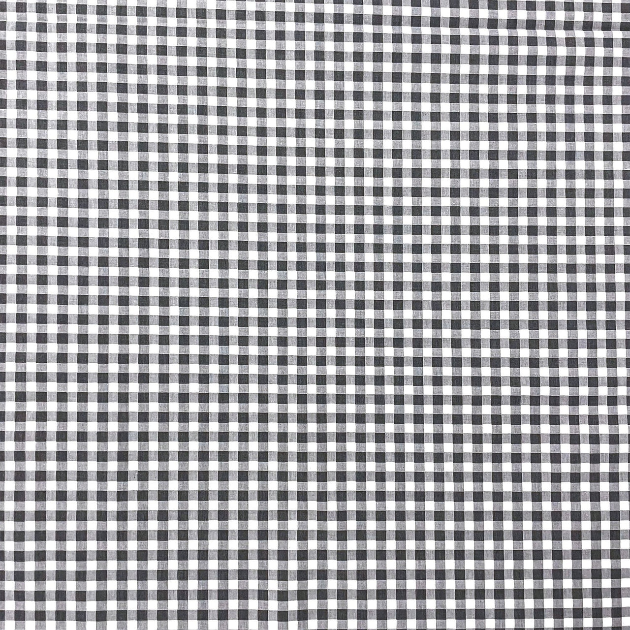 Cotton Fabric - Ikea Grid Grey