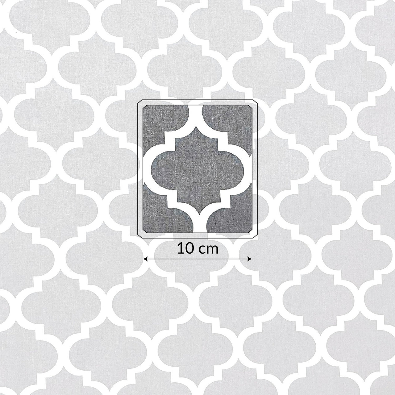 Cotton Fabric - Morocco Grey