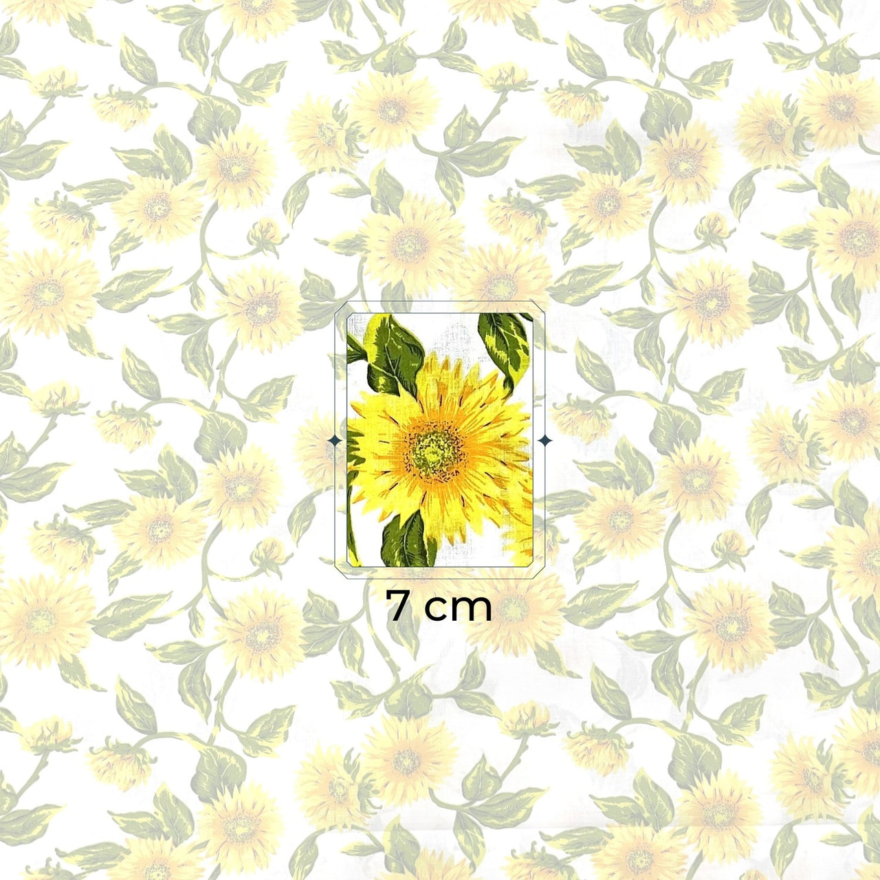 Cotton Fabric - Sunflowers