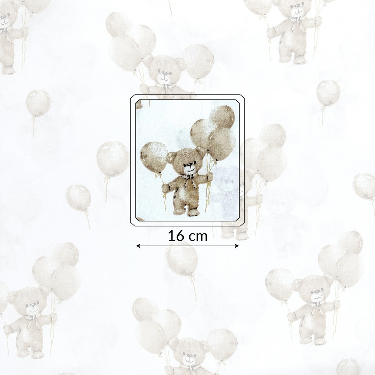 Cotton Fabric - Teddy