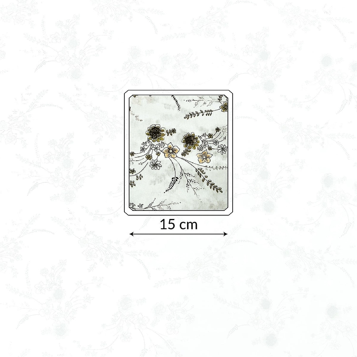 Cotton Fabric - Yellow Meadow