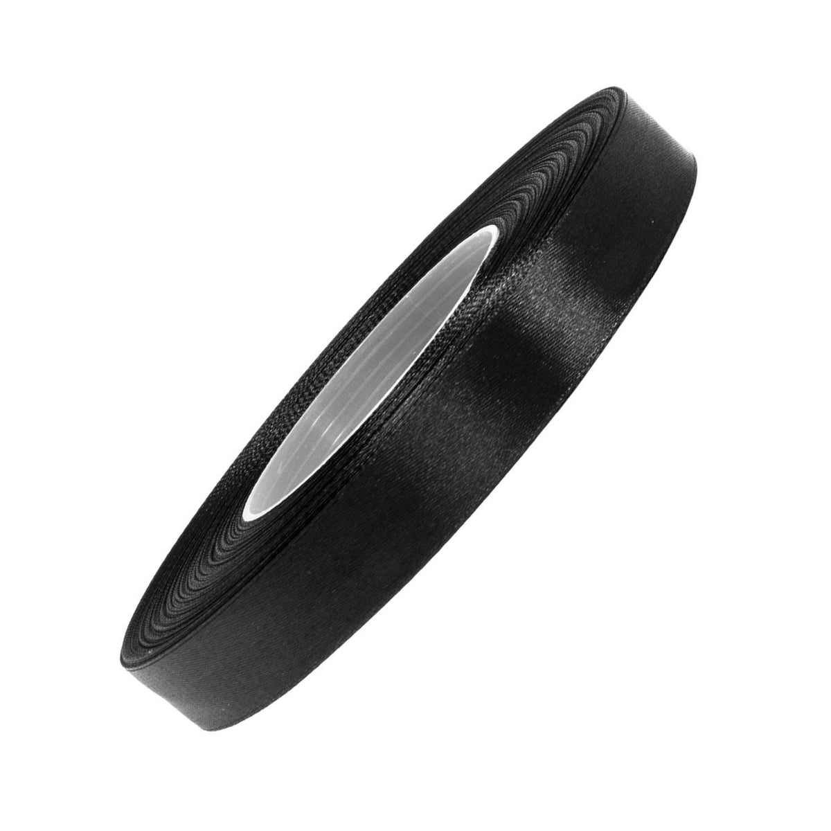 Satin Ribbon 12 mm Length 32 RM - Black