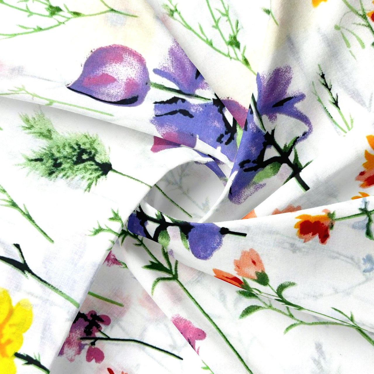Cotton Fabric - Colorful Meadow - PINaPIN