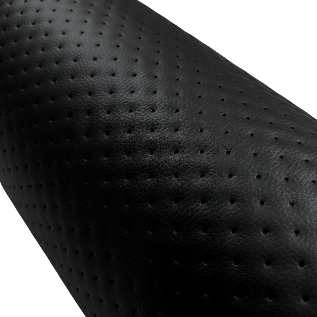 UV+ Quilted SOFT DOT Eco-Leather - Black - Upholstery Fabric for Cars