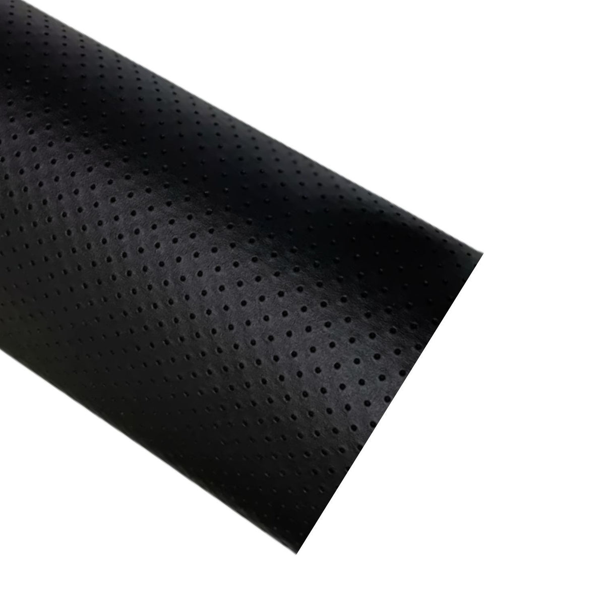 UV+ Quilted SOFT DOT Eco-Leather - Black - Upholstery Fabric for Cars