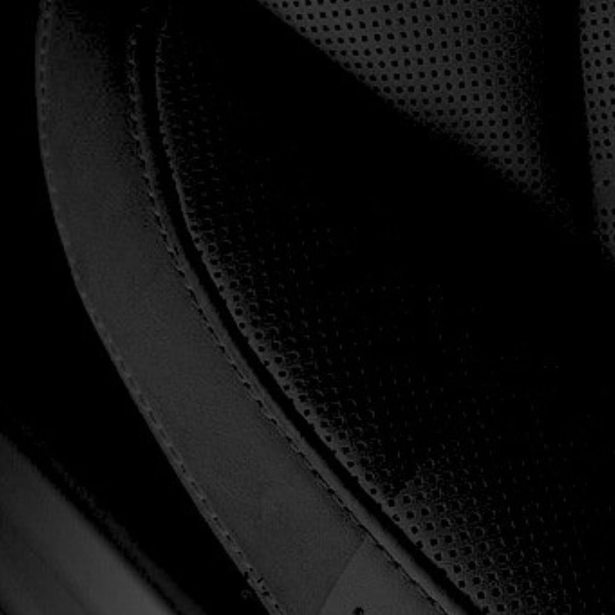 UV+ Quilted SOFT DOT Eco-Leather - Black - Upholstery Fabric for Cars