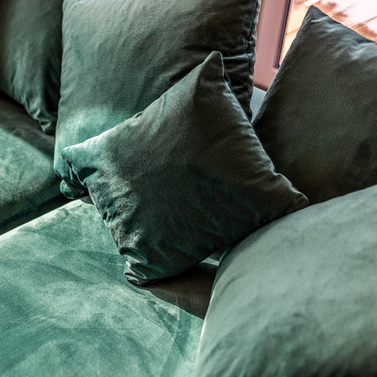 Upholstery Fabric MONOLITH Velour - Ecru