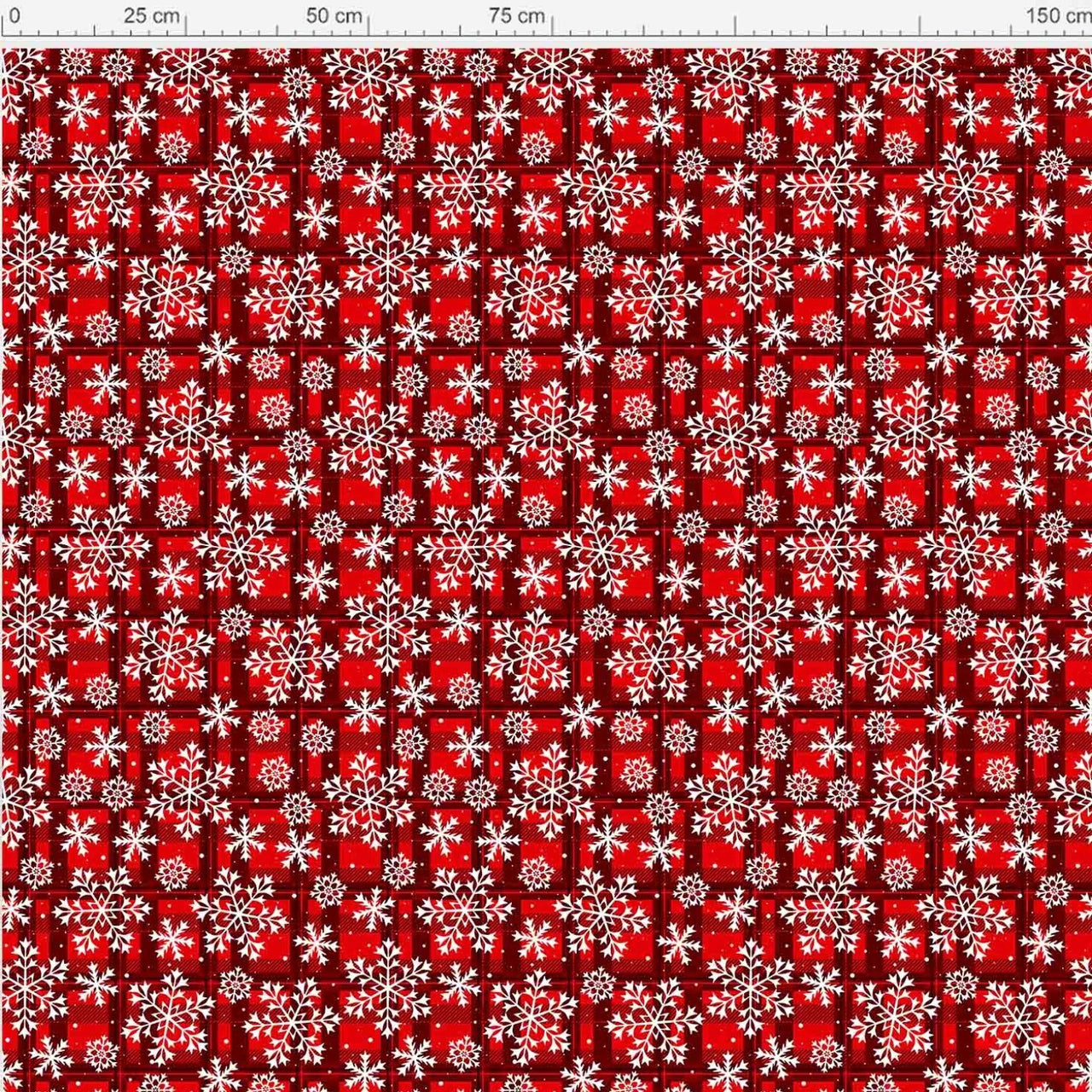 Water Resistant Christmas Fabric Oxford - 50155