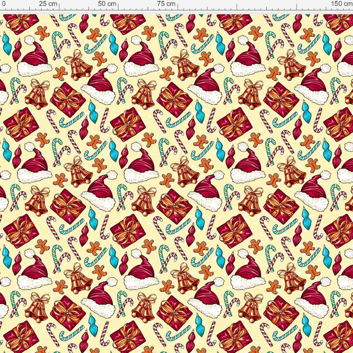 Water Resistant Christmas Fabric Oxford - 50490