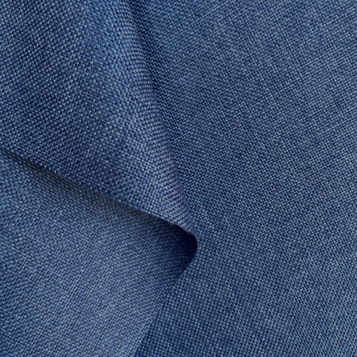 Water Resistant Fabric Linen Imitation - Dark Blue