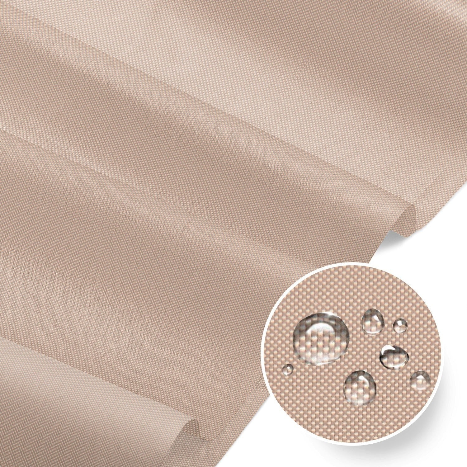 Water Resistant Fabric Oxford - Cappuccino