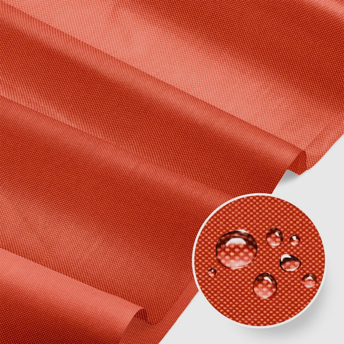 Water Resistant Fabric Oxford - Dark Orange
