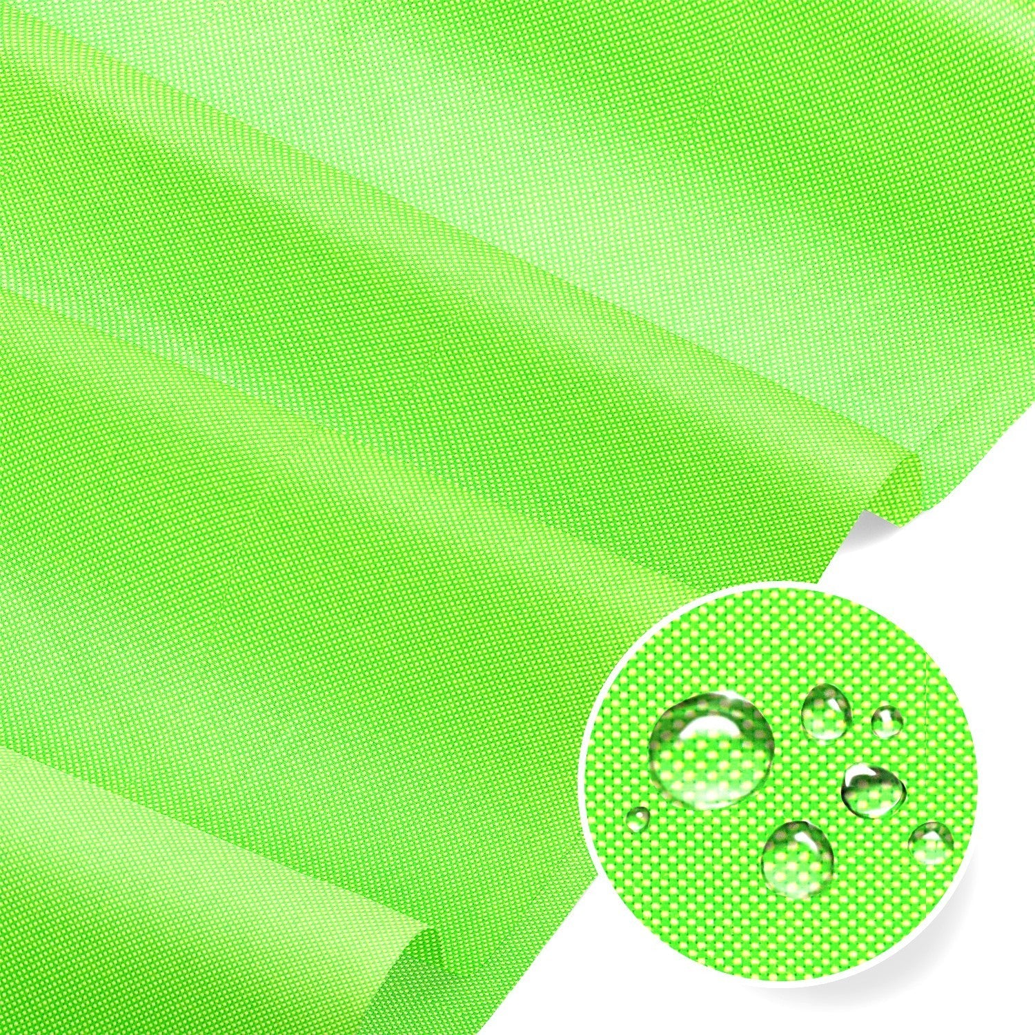 Water Resistant Fabric Oxford - Fluorescent Neon Green