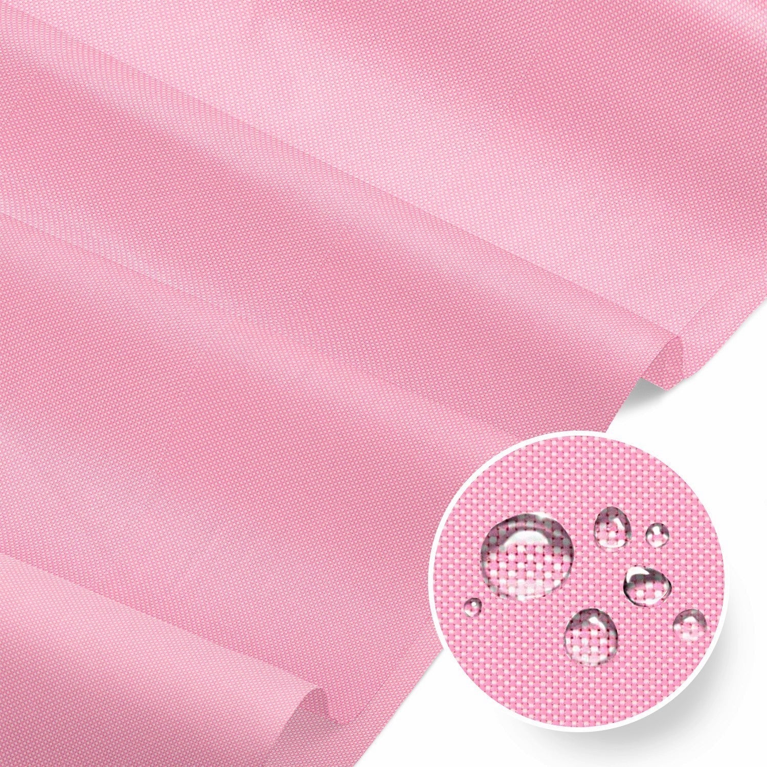 Water Resistant Fabric Oxford - Light Pink
