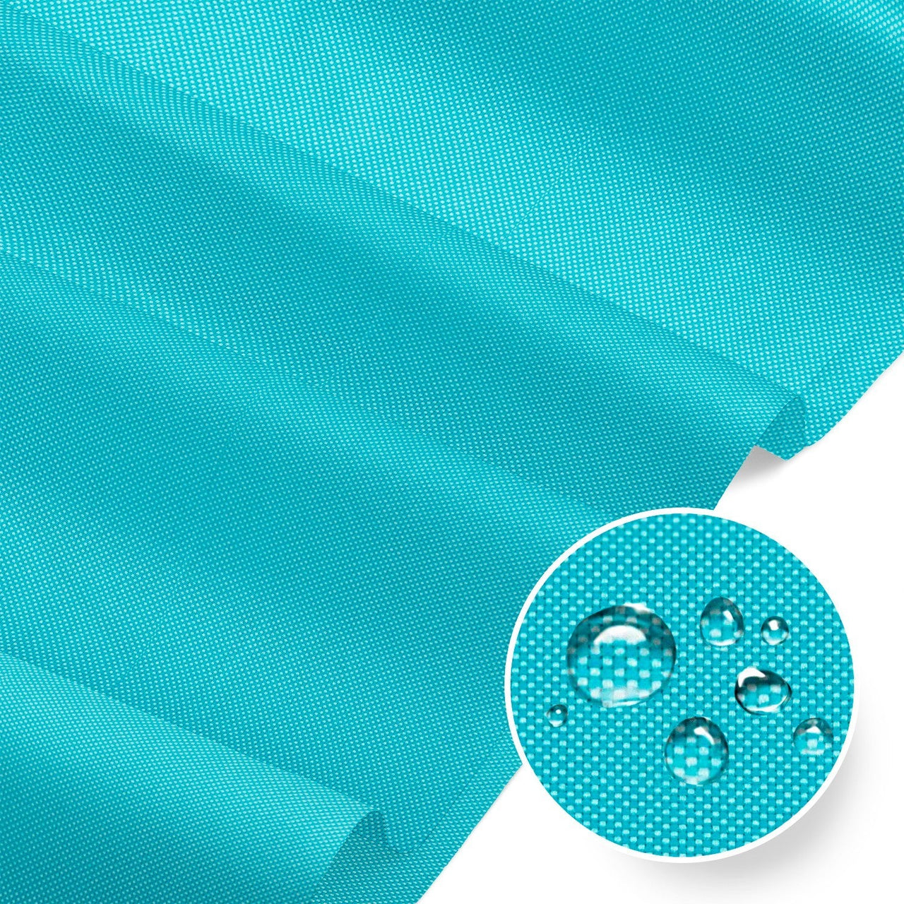 Water Resistant Fabric Oxford - Light Turquoise