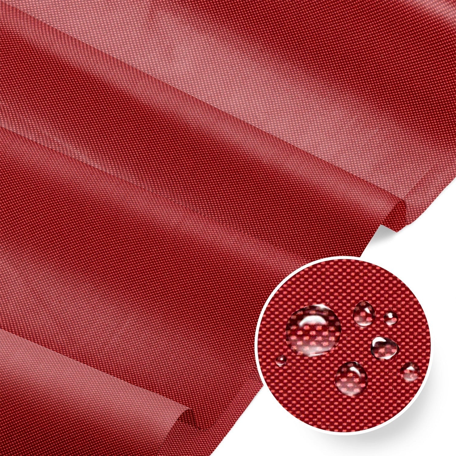 Water Resistant Fabric Oxford - Maroon