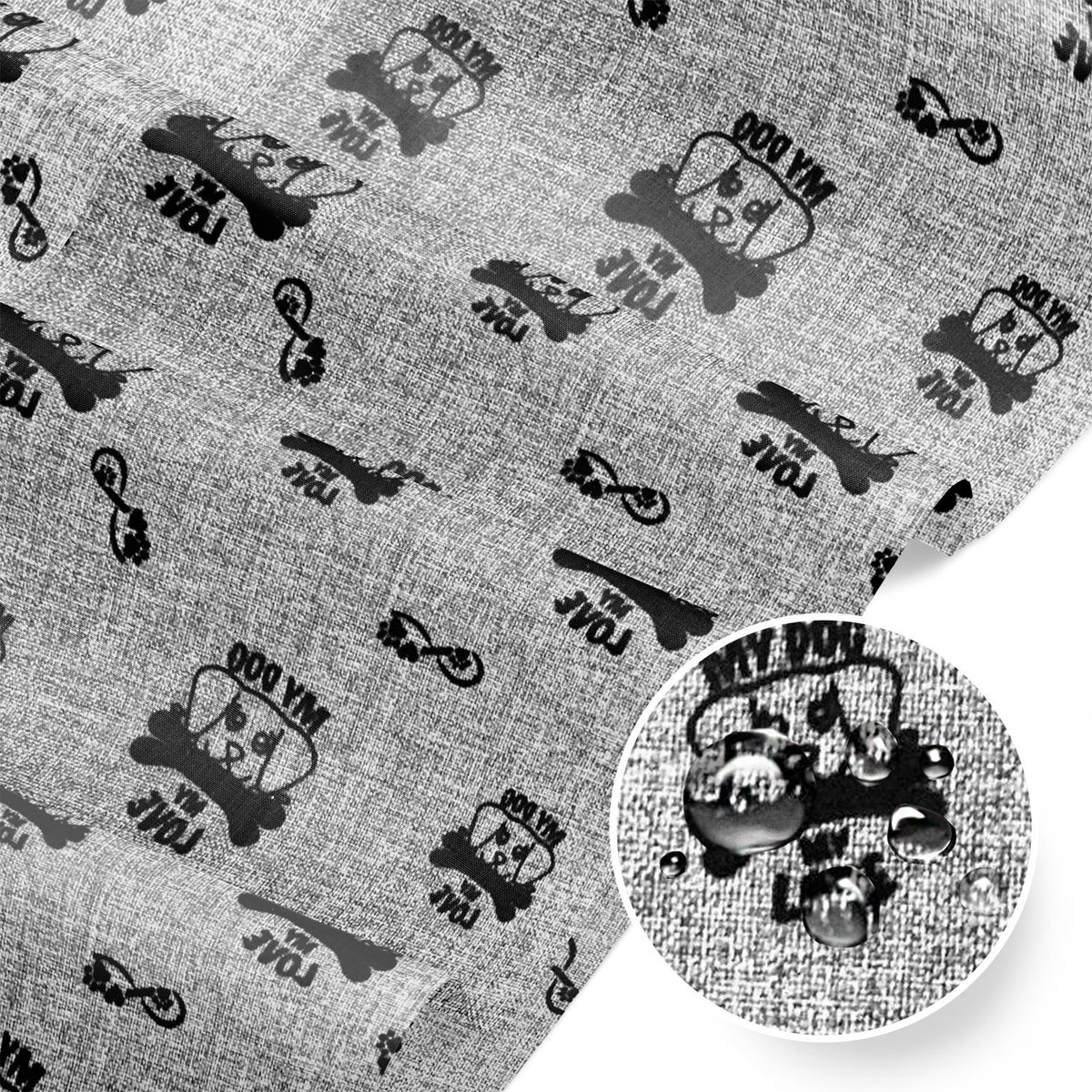 Water Resistant Fabric Oxford - My dog